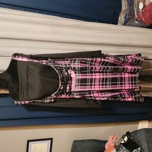 Rose gal 2 piece skirtall set